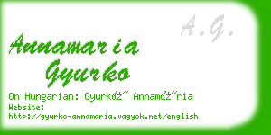annamaria gyurko business card